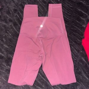 Pink Lululemon Leggings